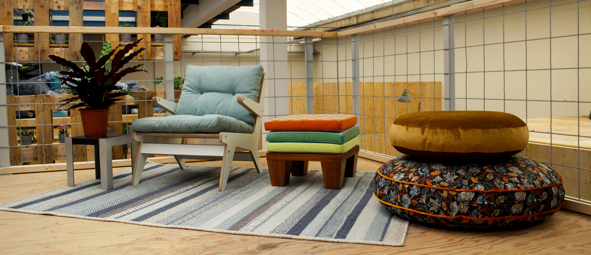 ronde interieur kussens