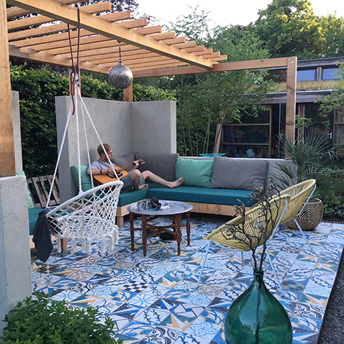 loungebank tuinkussens