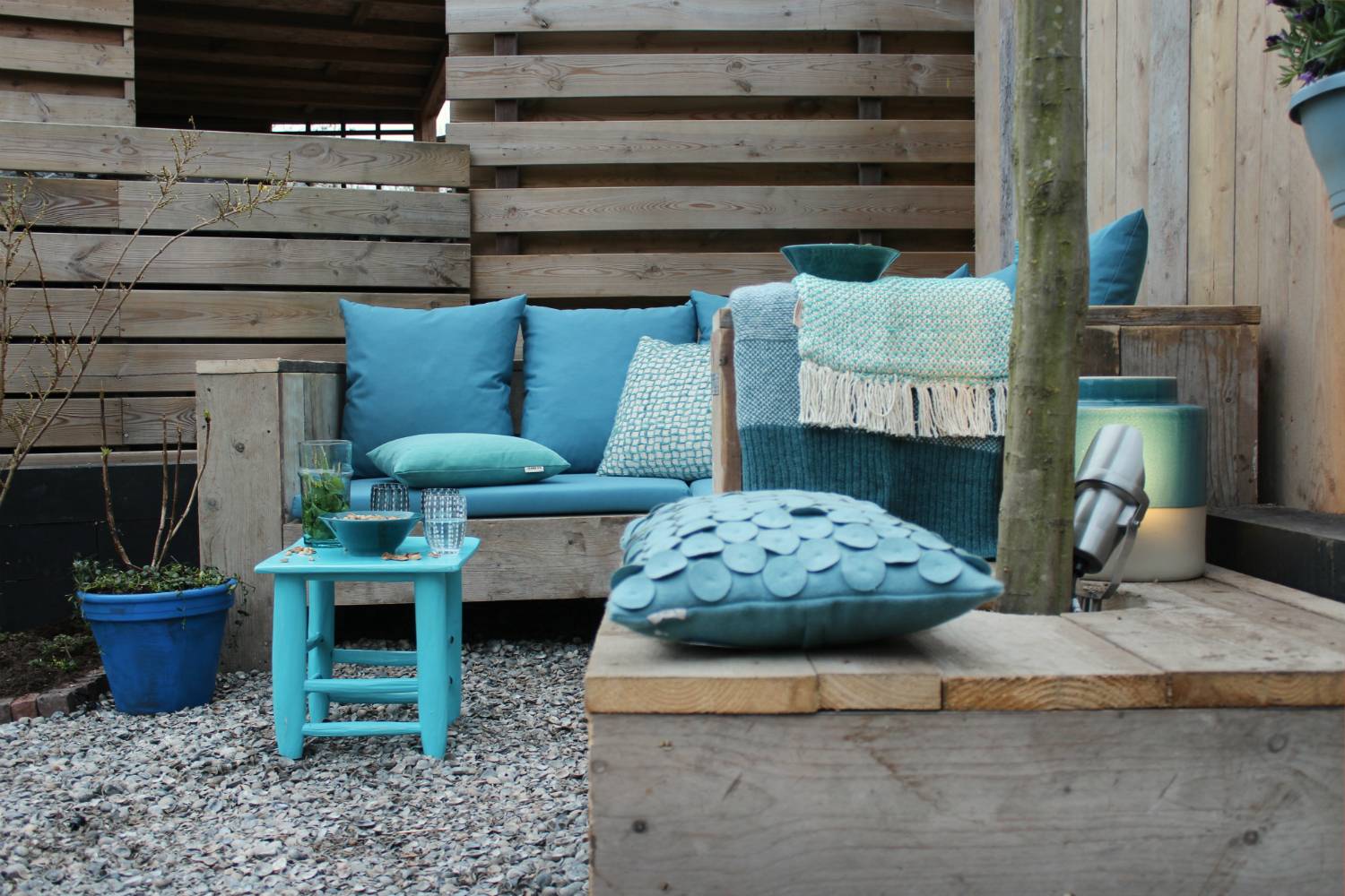 steigerhout loungebank