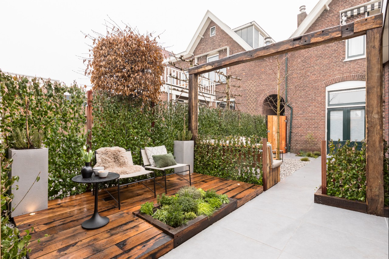 tuin keramische tegels