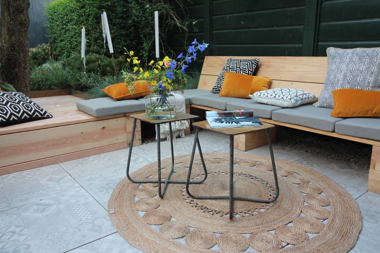 loungebank kussens op maat