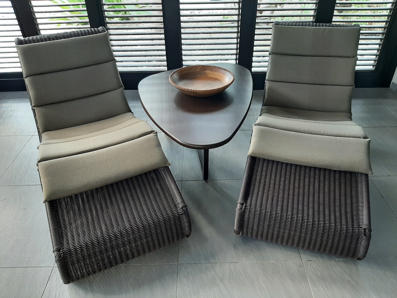 Wellness ruimte ligkussens